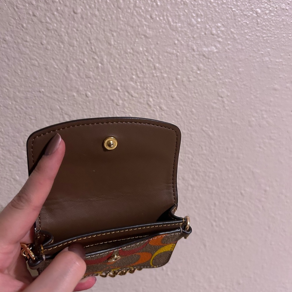 Coach Chain Compact Wallet - Picture 4 of 4